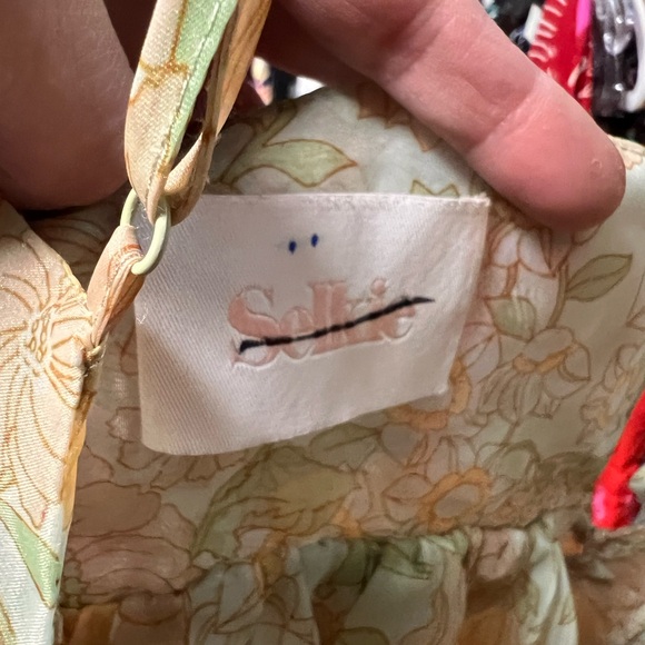 Selkie The Empress Floral Mini Dress in Citrus Trip NWOT - Picture 7 of 8